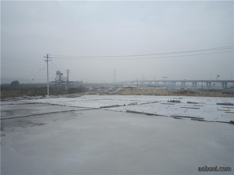 泡沫混凝土新建路基施工